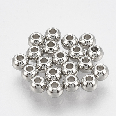 Tarnish Resistant 201 Stainless Steel Spacer Beads STAS-T033-61A-1