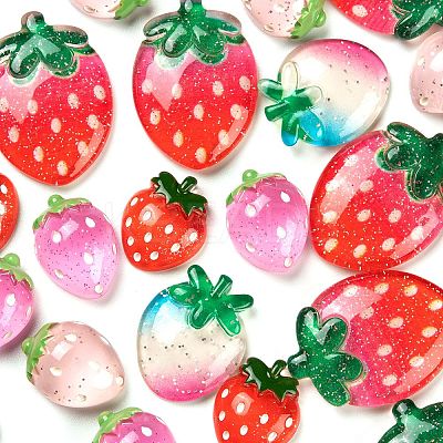 50Pcs Resin Cabochons CRES-LS0001-11-1