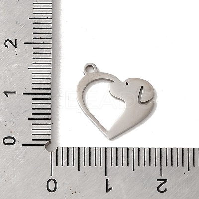 Non-Tarnish 201 Stainless Steel Pendants STAS-E211-09P-1