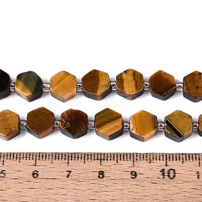 Natural Tiger Eye Beads Strands G-P534-A21-01-1