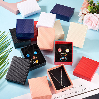 Rhombus Textured Cardboard Gift Storage Boxes CON-TAC0010-03A-01-1