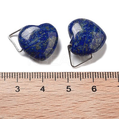 Natural & Synthetic Mixed Gemstone Pendants G-K371-02P-1