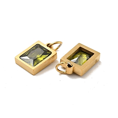PVD Vacuum Plating 304 Stainless Steel Pendants STAS-D189-03G-B05-1