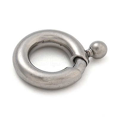 304 Stainless Steel Spring Gate Rings LS-STAS-M084-11C-1