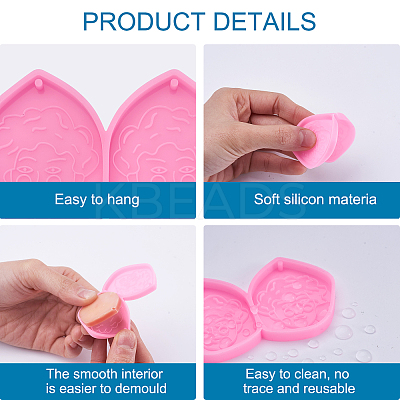 110Pcs Food Grade Pendant Silicone Molds DIY-CW0001-26-1