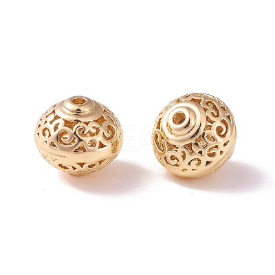 Brass Hollow Beads LS-KK-P226-39CG-01-1