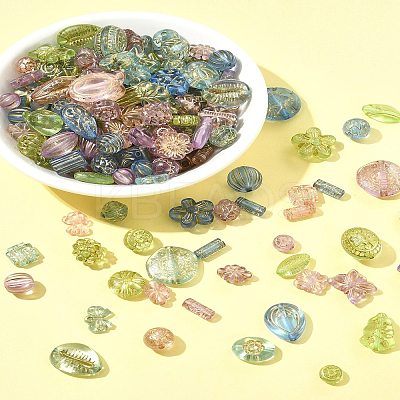 100G Transparent Acrylic Beads OACR-FS0002-01-1