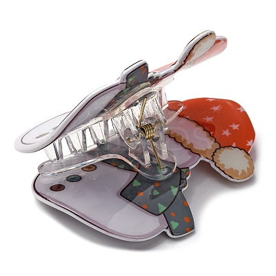 Christmas Claw Plastic Claw Hair Clips LS-PHAR-K006-01C-1