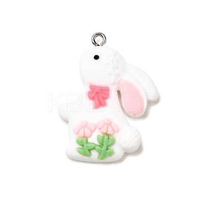 Opaque Resin Pendants RESI-V0003-02A-1