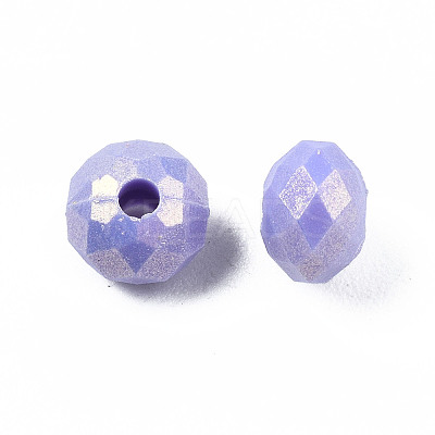 Spray Painted Acrylic Beads MACR-S280-03A-1