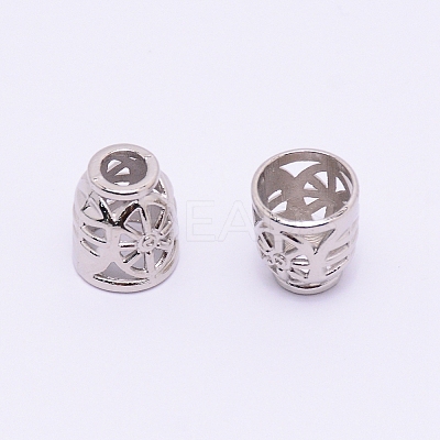 Hollow Zinc Alloy End Caps LS-PALLOY-WH0072-43P-1