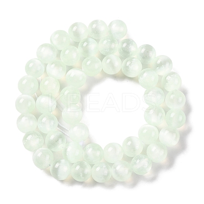 Natural Selenite Beads Strands G-C142-01B-06-1