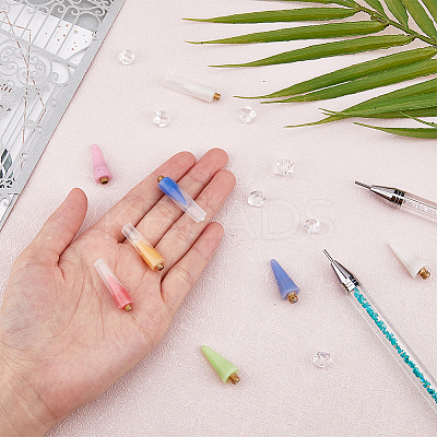 Iron Nail Art Nail Art Rhinestones Pickers Pen Heads FIND-FH0006-01-1