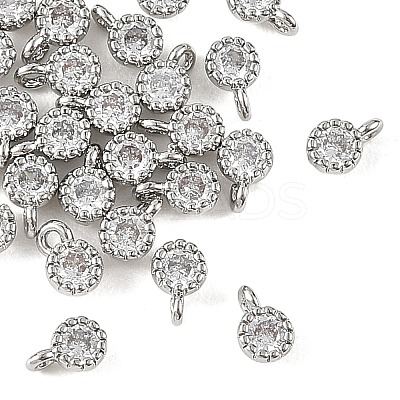 SHEGRACE Brass Pave Cubic Zirconia Charms XGRQ5K551-832P-A-1