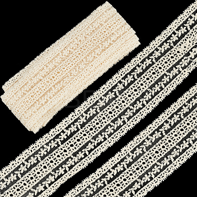 5 Yards Flat Cotton Lace Ribbon OCOR-GF0004-71D-01-1