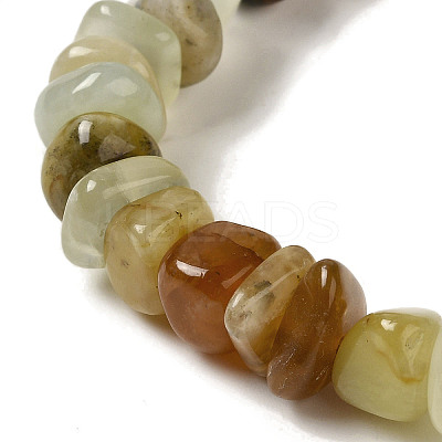 Natural Xiuyan Jade Beads Strands G-B078-G04-01-1