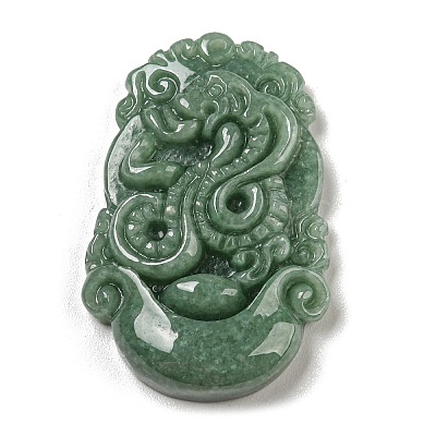 Natural Jadeite Pendant Necklaces G-H306-05-06-1