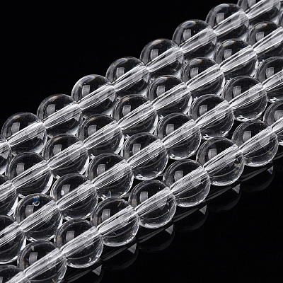 Transparent Glass Beads Strands GLAA-T032-T10mm-13-1