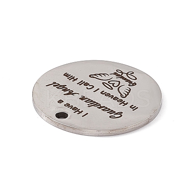 Non-Tarnish 201 Stainless Steel Pendants STAS-J401-LD010-1