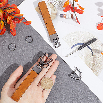 Cowhide Leather Keychain FIND-WH20001-72A-1