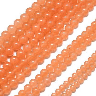 Natural Malaysia Jade Beads Strands G-L645-C01-4mm-20-1