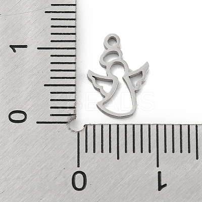Non-Tarnish Laser Cut 304 Stainless Steel Charms STAS-G323-04P-1