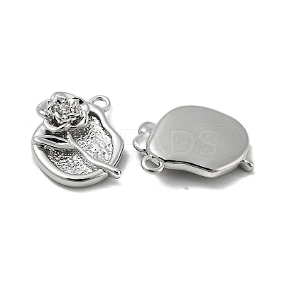 Brass Micro Pave Clear Cubic Zirconia Pendants KK-H460-25P-1