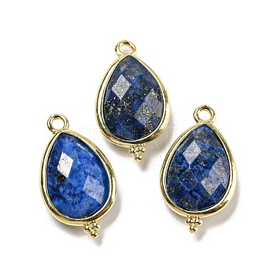 Natural & Synthetic Mixed Gemstone Faceted Pendants G-M431-15G-1