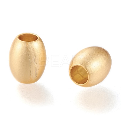 Matte Brass European Style Beads OPDL-H100-05MG-1