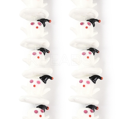 Handmade Lampwork Beads Strands LAMP-P066-05-1