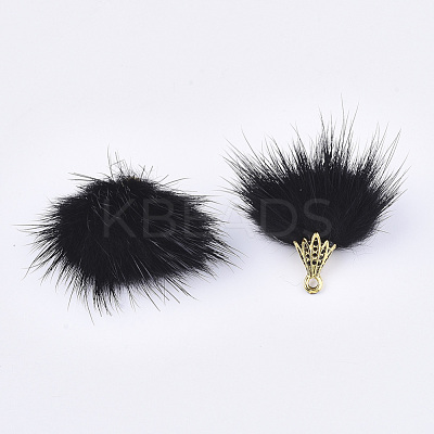 Faux Mink Fur Tassel Pendant Decorations X-FIND-S300-37A-1