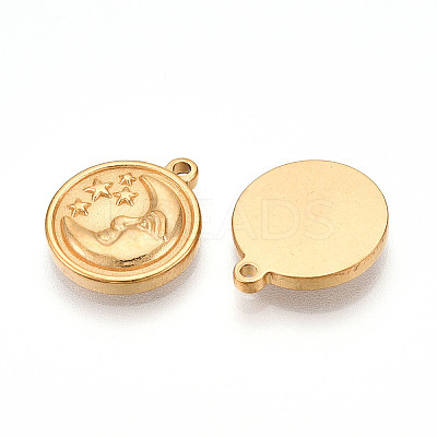 304 Stainless Steel Pendants STAS-N109-106G-1