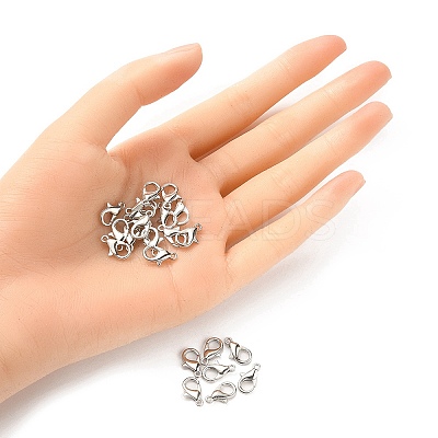 Zinc Alloy Lobster Claw Clasps FIND-YW0001-71P-1