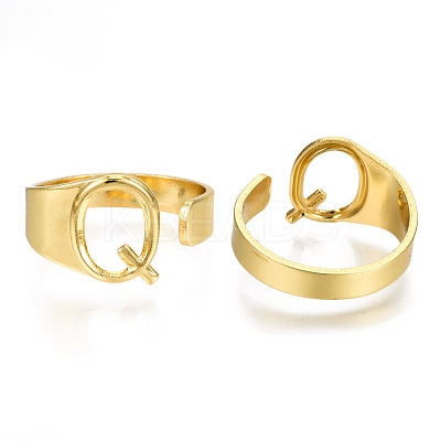 Alloy Cuff Finger Rings X-RJEW-S038-195Q-G-NR-1