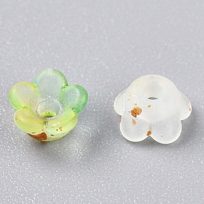 Frosted Transparent Acrylic Beads X-OACR-N137-72H-1