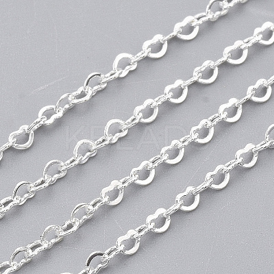 Soldered Brass Heart Chains CHC-T008-03S-1