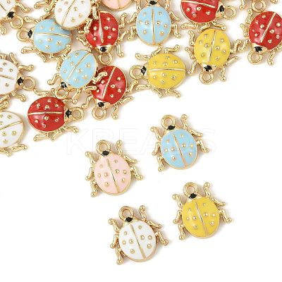 24Pcs Alloy Enamel Charms ENAM-FS0003-75-1