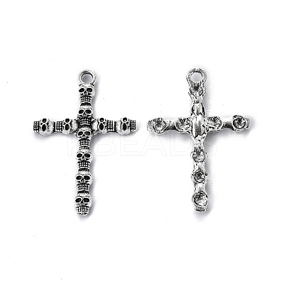 Tibetan Style Alloy Pendants TIBEP-T004-05AS-1