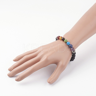 Chakra Jewelry BJEW-JB03518-01-1