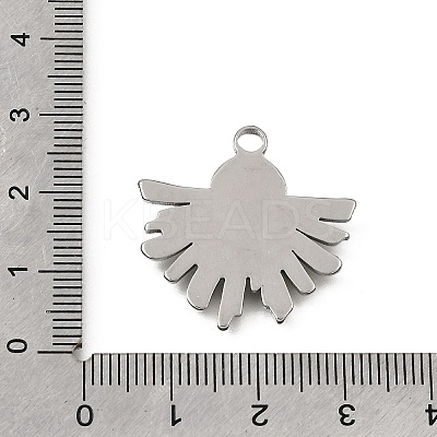 304 Stainless Steel Pendants STAS-N108-104P-1
