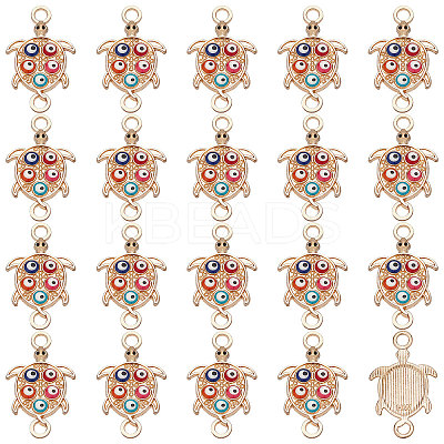 Alloy Enamel Connector Charms ENAM-PH0002-26-1