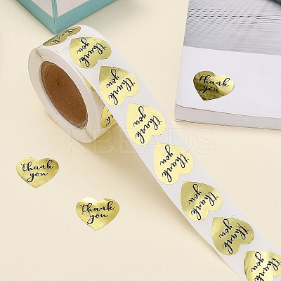 1 Inch Thank You Stickers X-DIY-G021-13C-1
