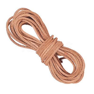 5M DIY Frosted Cowhide Leather Cord OCOR-GF0004-97B-04-1