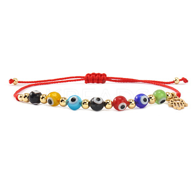 Brass & 304 Stainless Steel Charm Bracelets BA3044-4-1