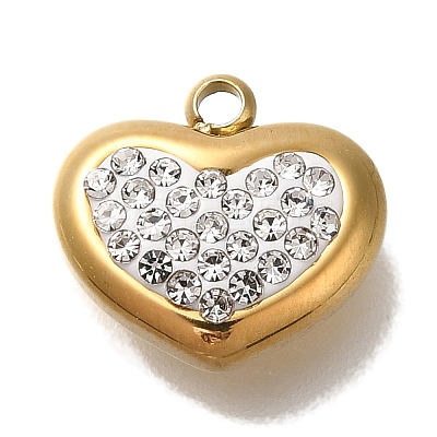 Ion Plating(IP) 304 Stainless Steel Charms STAS-P371-069G-02-1