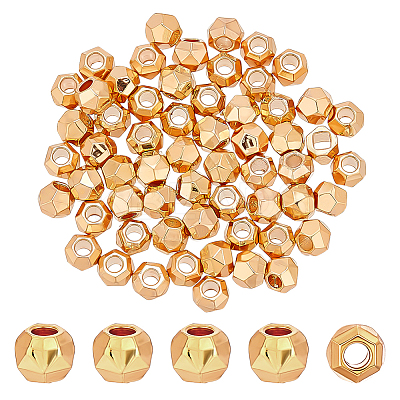 60Pcs Brass Spacer Beads KK-ME0003-78-1