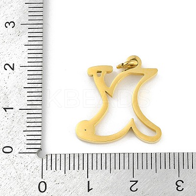 304 Stainless Steel Pendants LS-STAS-R137-01G-X-1