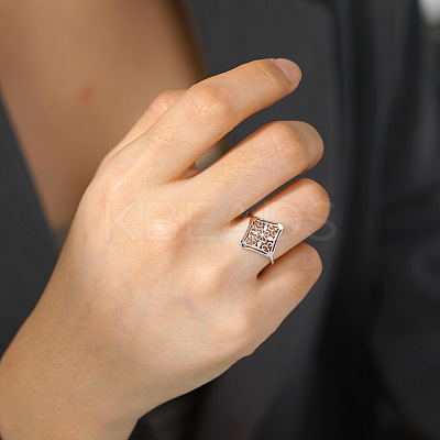 201 Stainless Steel Finger Rings FS-WG07FAA-02-1
