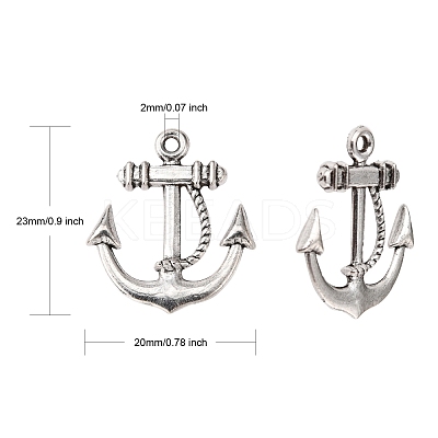 Tibetan Style Alloy Pendants X-LF0835Y-1