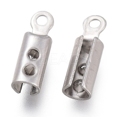 Tarnish Resistant 304 Stainless Steel Folding Crimp Ends STAS-O130-03E-1